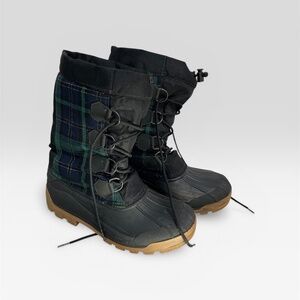 JCrew Plaid Boots Size 8.5-9
